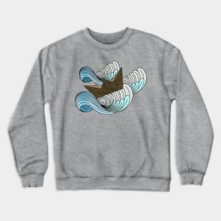 Paper boat Crewneck Sweatshirt